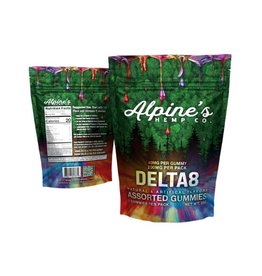 Alpine's Alpines Delta 8 Gummies 200mg 5 pack