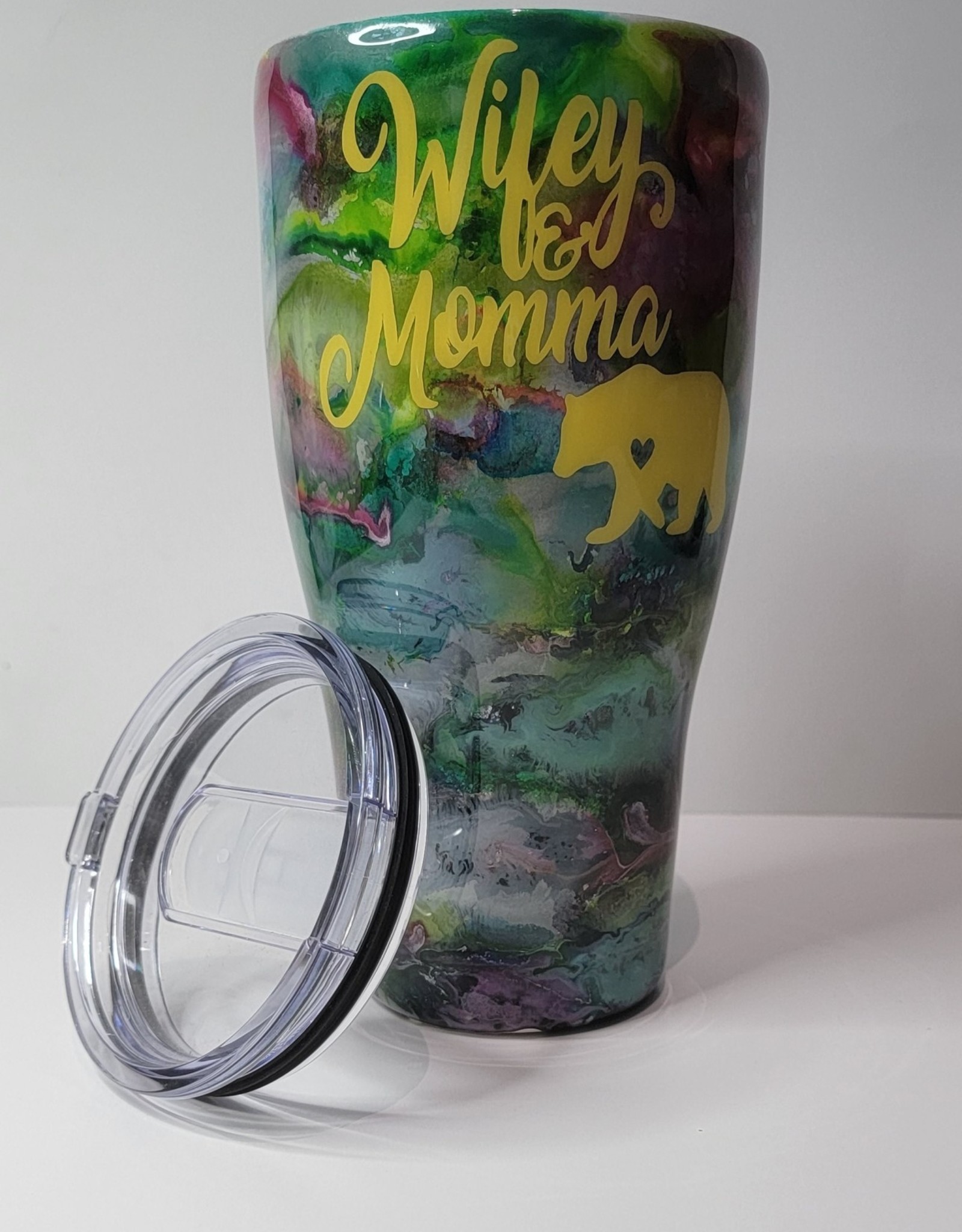 Wifey & Momma 30oz Colorful Cup