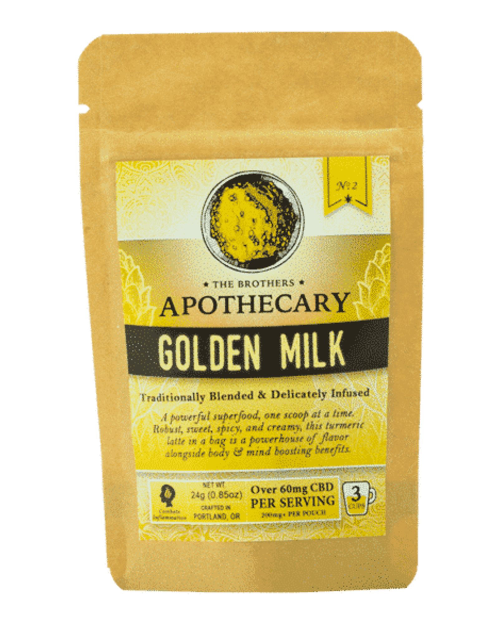 The Brothers Apothecary Golden Milk | CBD Turmeric Latte| CBD Golden Milk Turmeric Latte