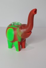 Luv Bud Silicone Elephant Hand Pipe | Rasta