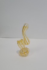 Luv Bud 4in Mini Sherlock Bubbler | Yellow