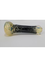 Luv Bud 4.5in Glass Hand Pipe | Clear and Black