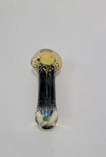Luv Bud 4.5in Glass Hand Pipe | Clear and Black