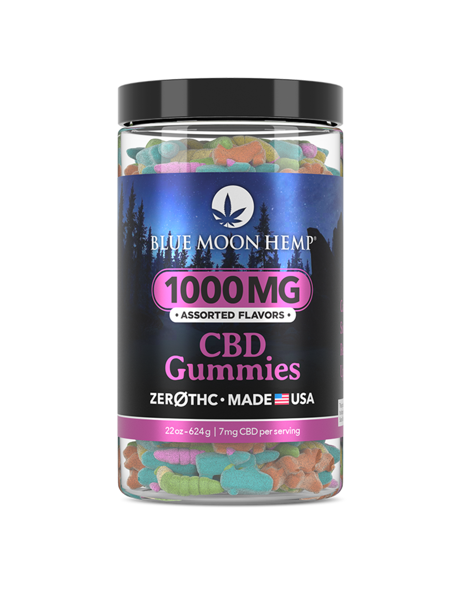 Blue Moon Hemp Blue Moon Hemp | CBD Gummies | 22oz 1000mg