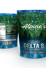 Alpine's Alpine's Delta 8 Blue Raspberry Gummies 50mg each| 500mg pack