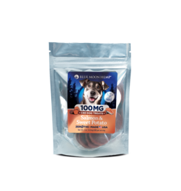 Blue Moon Hemp CBD Dog Treats 100mg Salmon & Sweet Potato