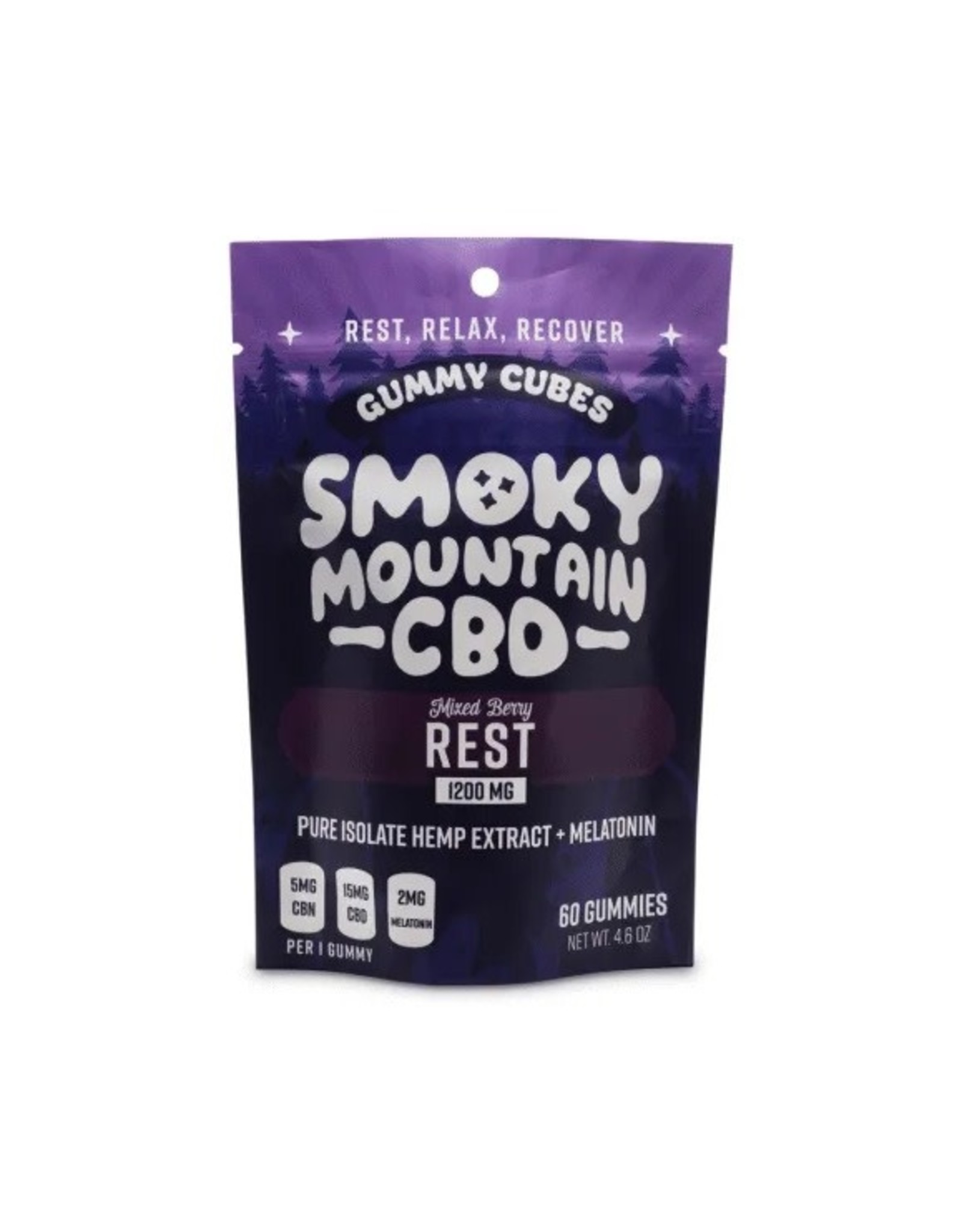 Smoky Mountain Smoky Mountain Rest Gummies with CBN 60 count | 1200mg