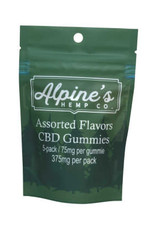 Alpine's Alpine's CBD 75mg Gummies| 375mg 5 Pack