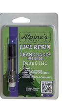 Alpine's Alpines Delta 8 Cart Granddaddy Purple