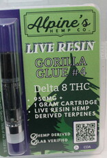 Alpine's Alpine Delta 8 Live Resin Gorilla Glue Cart