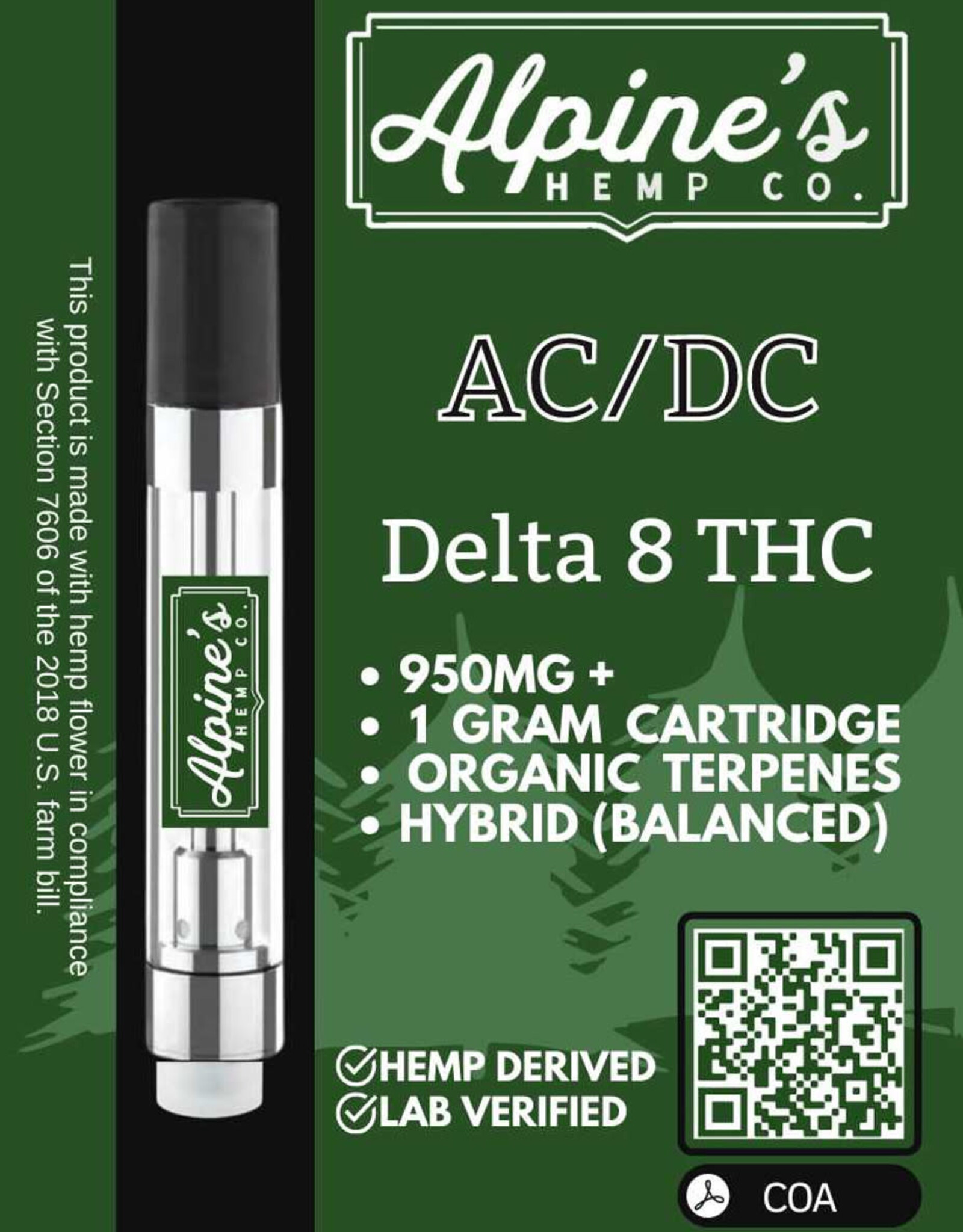 Alpine's Alpine Delta8  AC/DC Cart