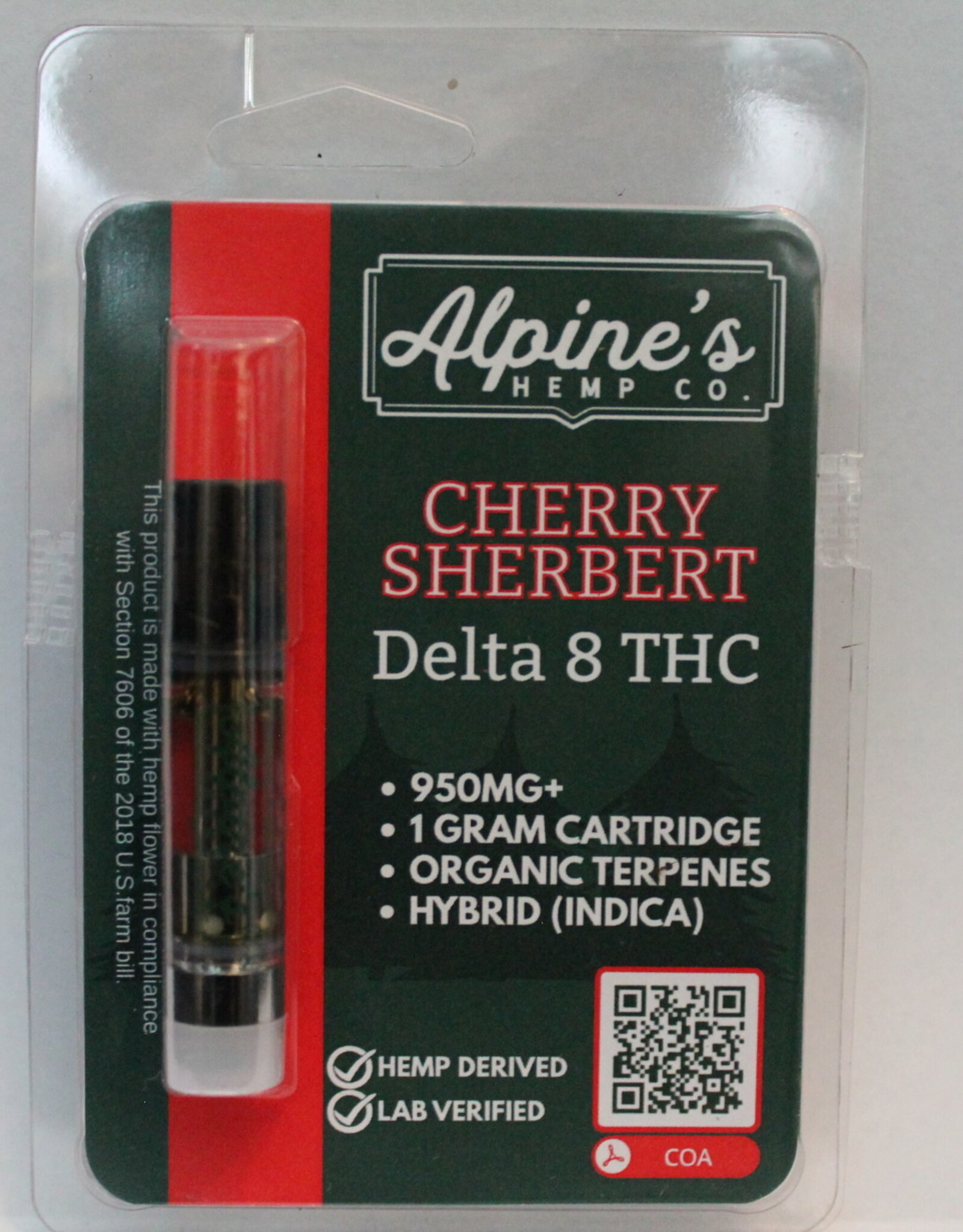 Alpine's Alpine Delta 8 Cherry Sherbert Cart