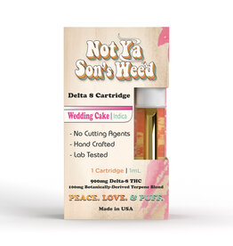 Not Ya Sons Weed Not Ya Son's Weed 1 Gram Delta 8 Cart | Wedding Cake