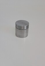 Patel Smoke 42m 4 Part Aluminum Grinder | Silver