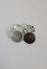Patel Smoke 42m 4 Part Aluminum Grinder | Silver