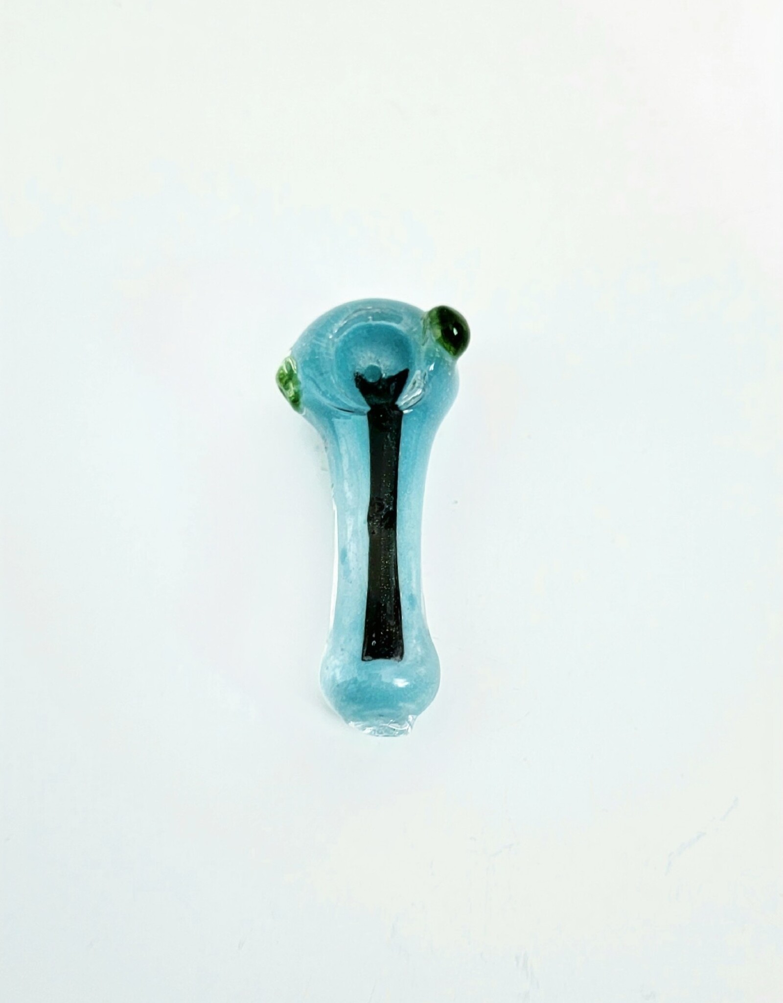 Patel Smoke 3" Middle Dichero Solid Colored Glass Pipe | Light Blue