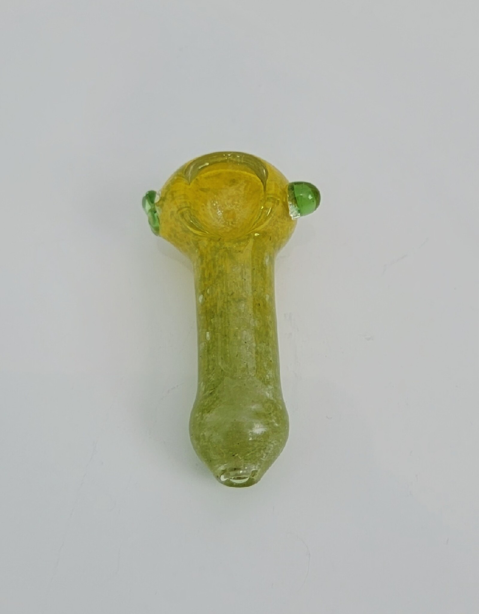 Patel Smoke 3" Side Bead Glass Pipe | Yellow, Light Green