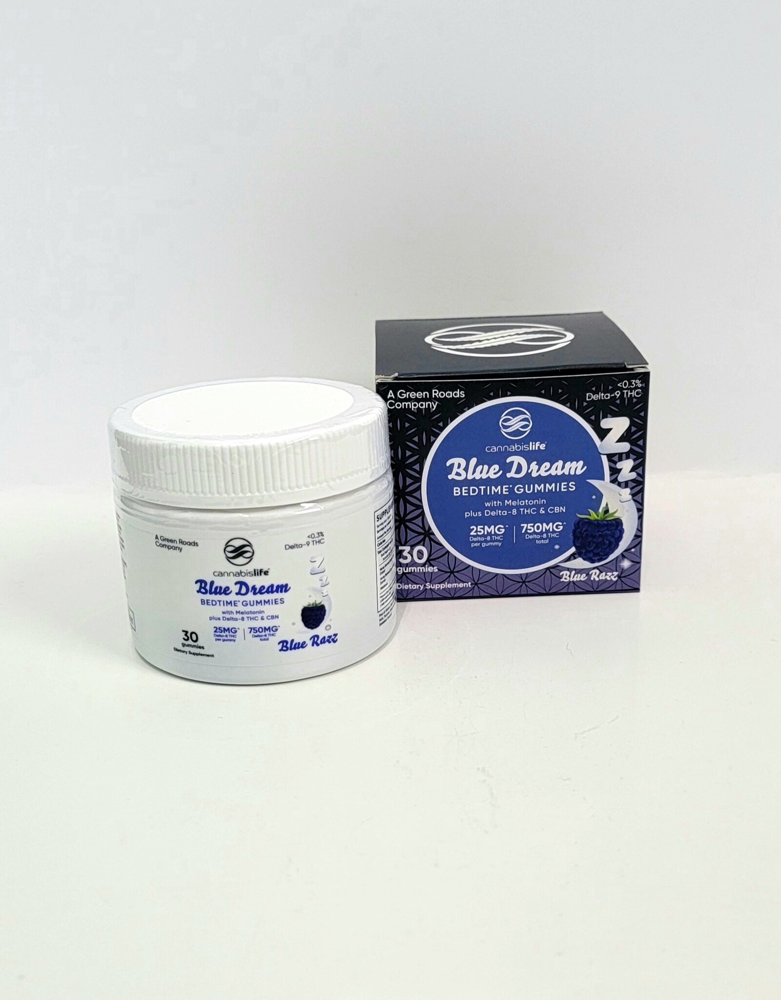 Green Roads CannabisLife D8 Blue Dream Bedtime Gummies (30ct) With CBN