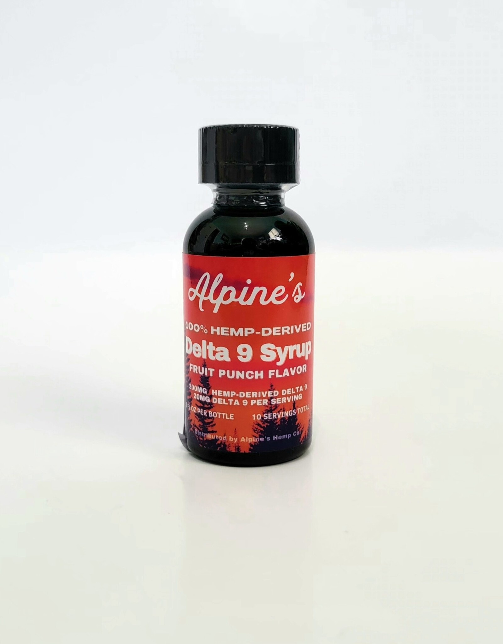 Alpine's Alpine's Delta 9 Fruit Punch Flavor Syrup- 200mg