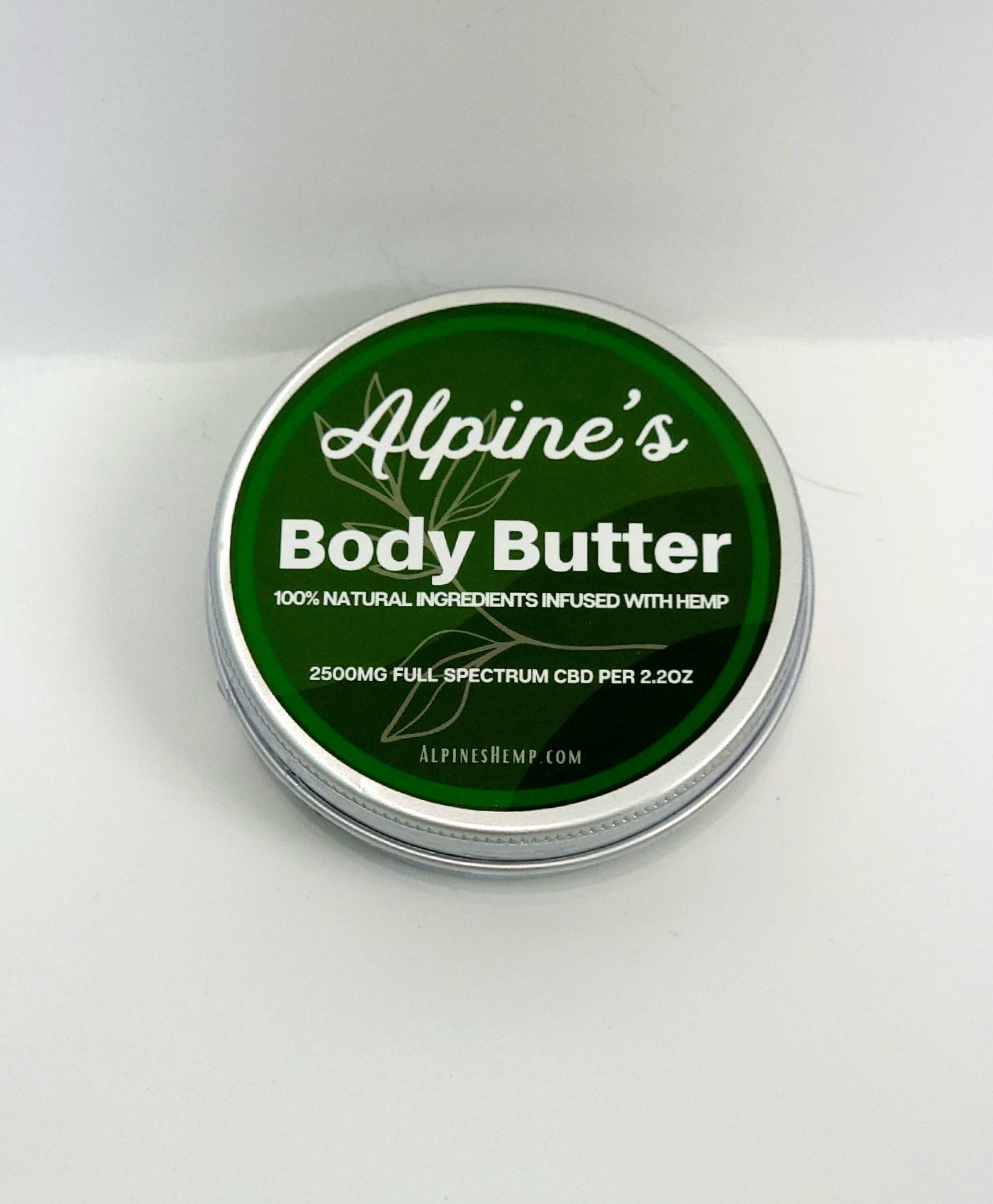 Alpine's Body Butter Pain Relief 2500mg My Hemp Life Now CBD and Organic Health
