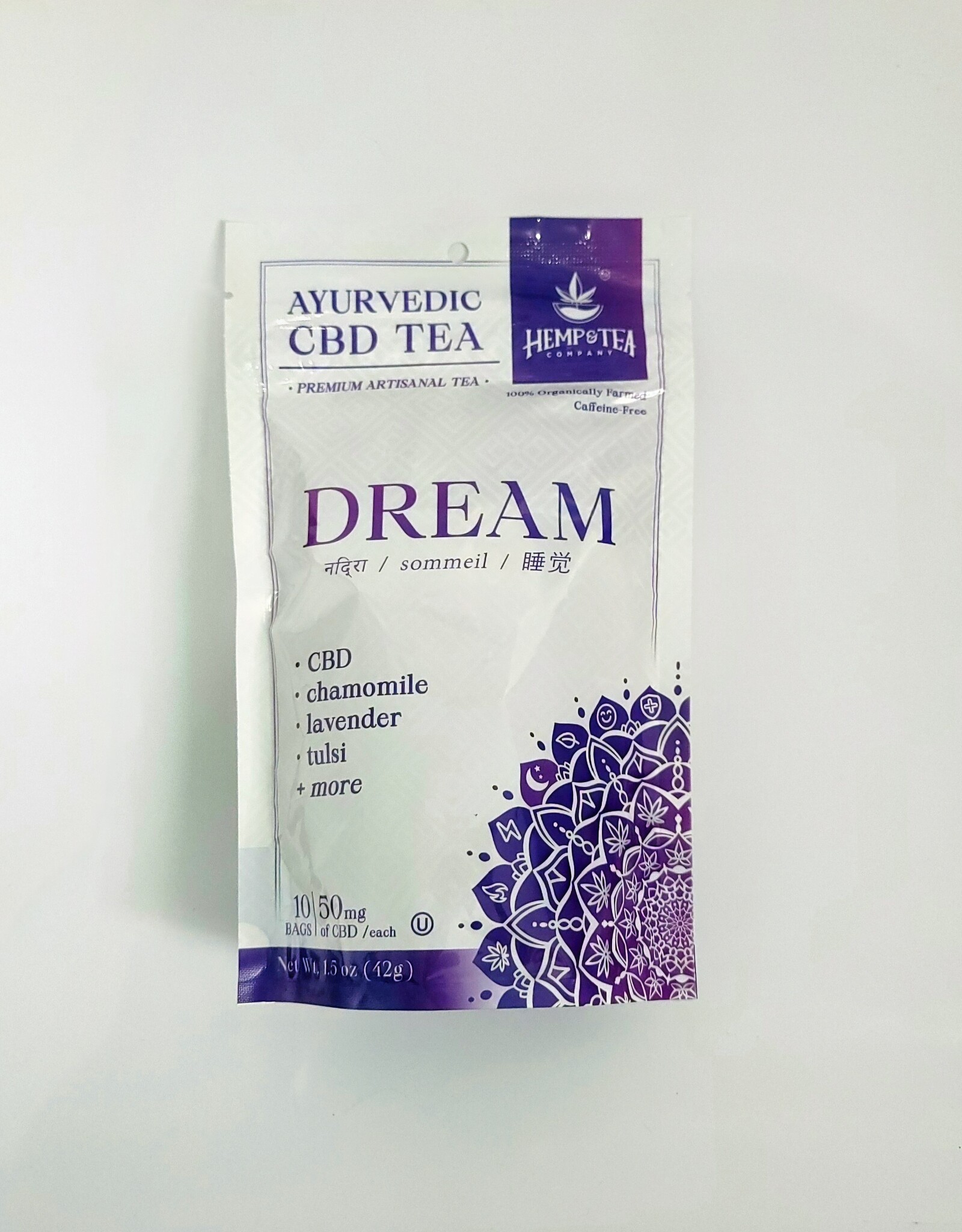 Hemp & Tea Company Hemp & Tea Comp. CBD Ayurvedic Tea Bags – Dream