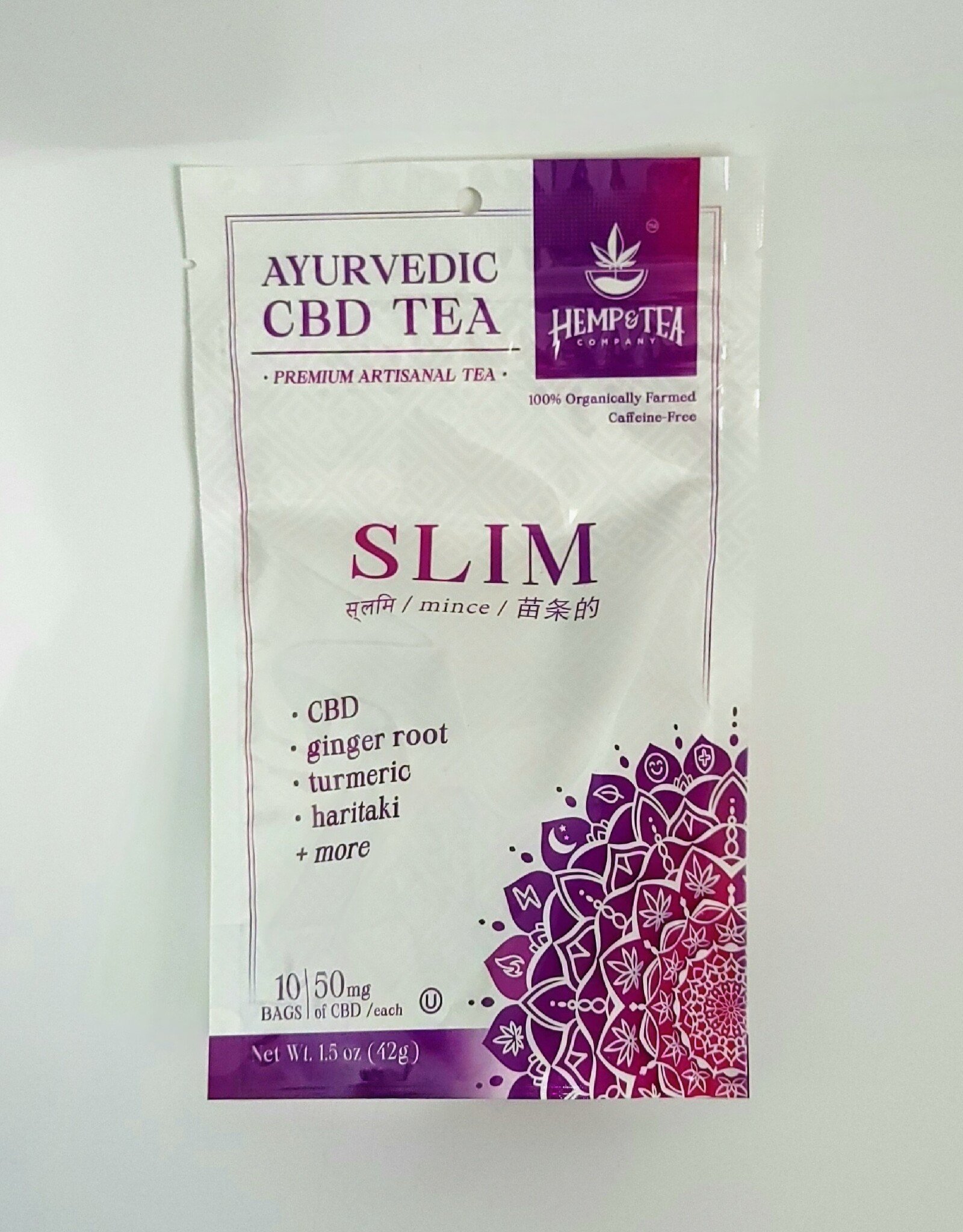 Hemp & Tea Company CBD Ayurvedic Hemp Tea – Slim