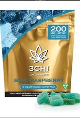 3CHI 3chi Delta 9 THC Gummies 200mg Blue Raspberry 10mg each