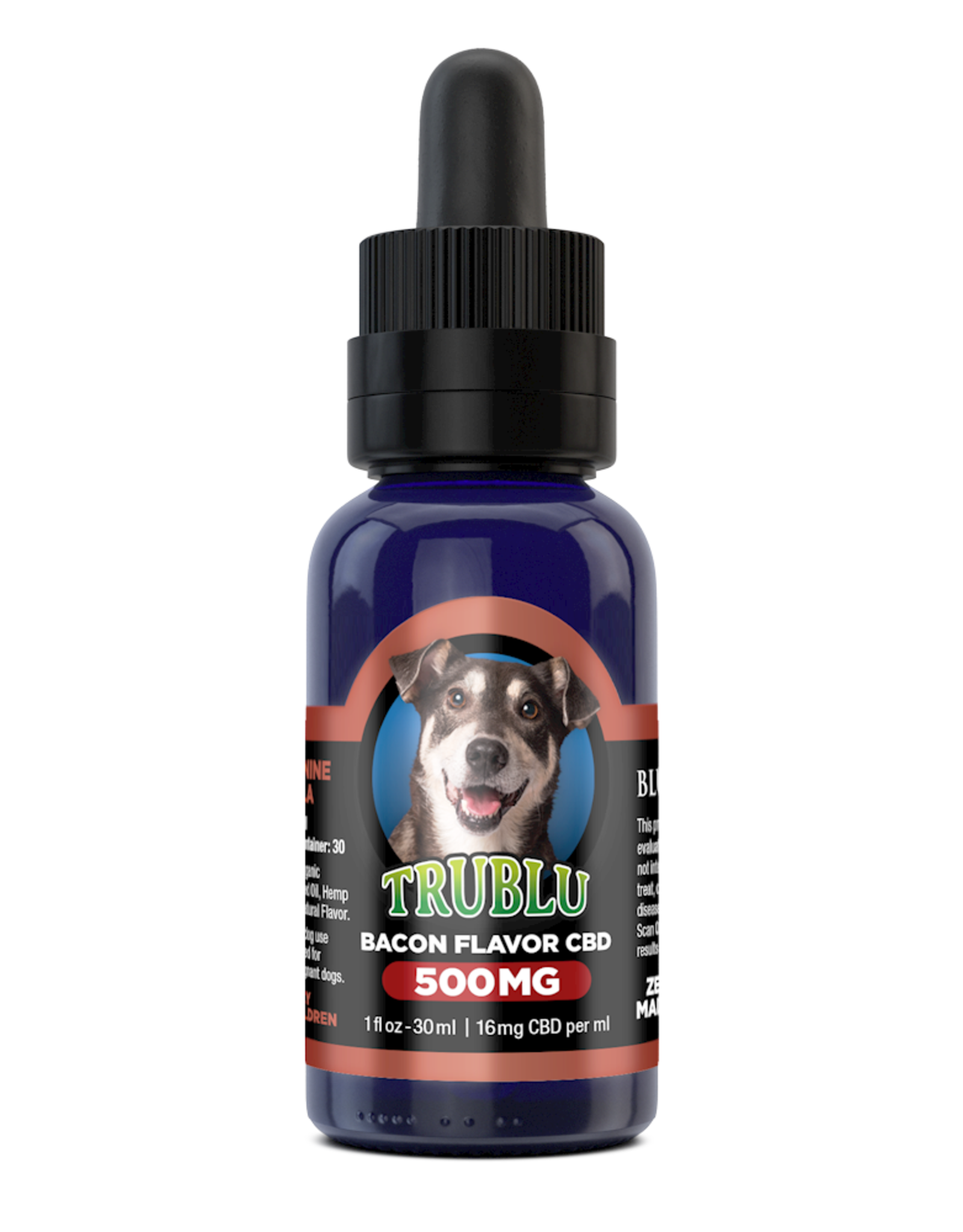 TruBlue TruBlu Bacon – CBD Dog Tincture 500mg