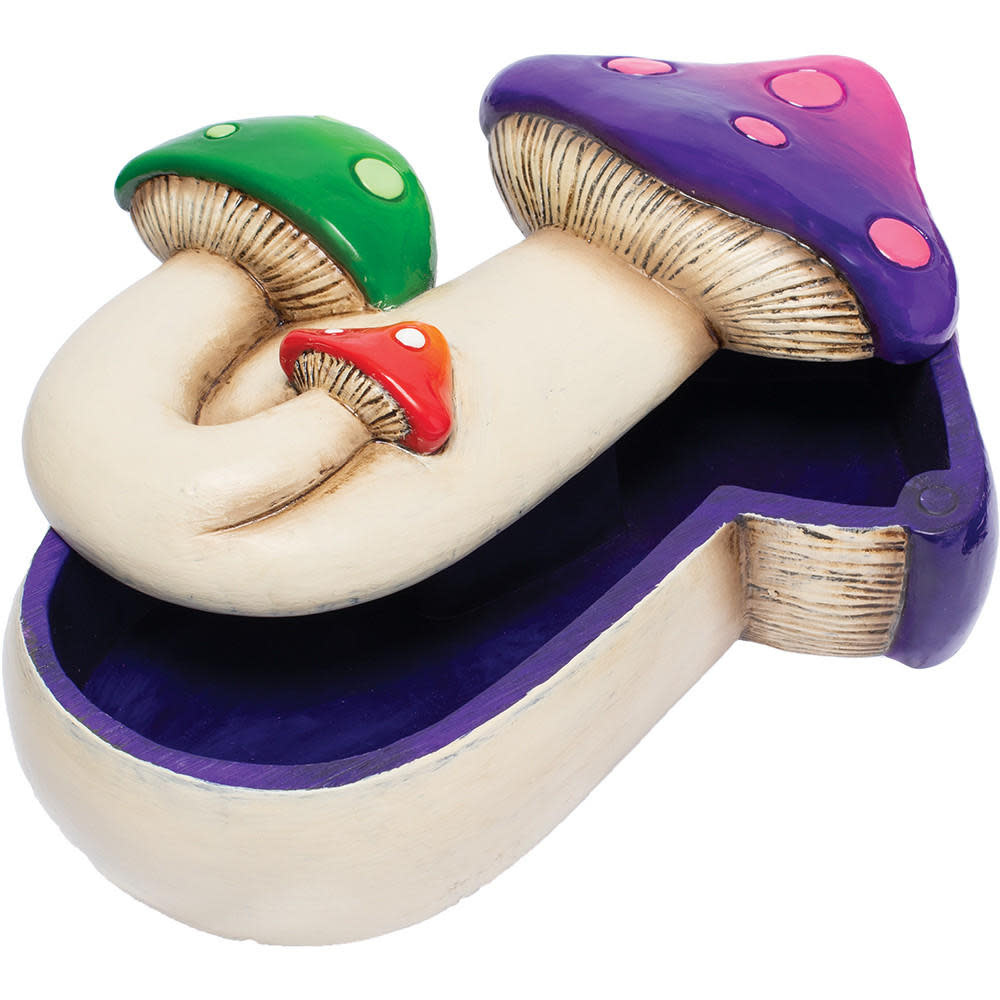 FUJIMA LARGE MULTI COLOR TRIPLE MUSHROOM STASH BOX - My Hemp