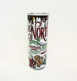 Carrie Criswell "North Pole" Christmas Tumbler 20oz