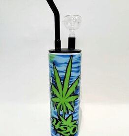 Carrie Criswell Trippy Smoking Bong Art 20oz Water Pipe