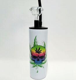 Carrie Criswell Skull / Pot Leaf 20oz Tumbler Water Pipe