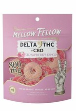 Mellow Fellow Mellow Fellow Delta 9 + CBD Strawberry Rings 800mg | 40mg each