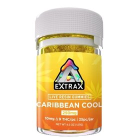 Savage Extrax Caribbean Cool Delta 9 Gummies 25 Count | 10mg Each