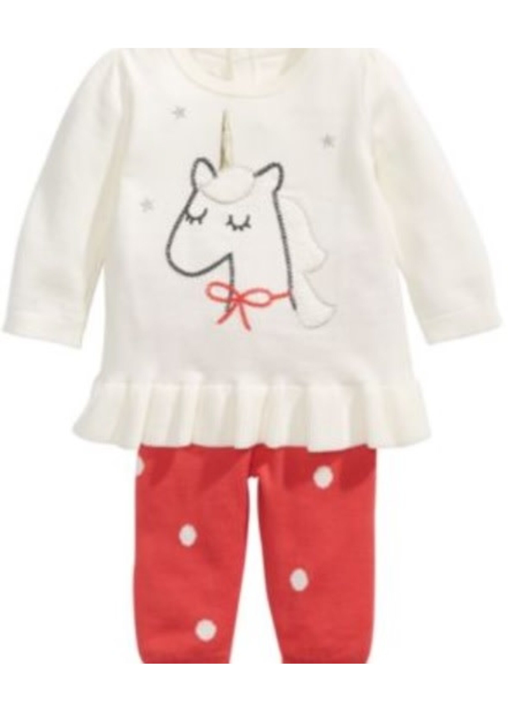 First impressions First Impressions Unicorn Sweater 2Pc pants Set, 6/9m