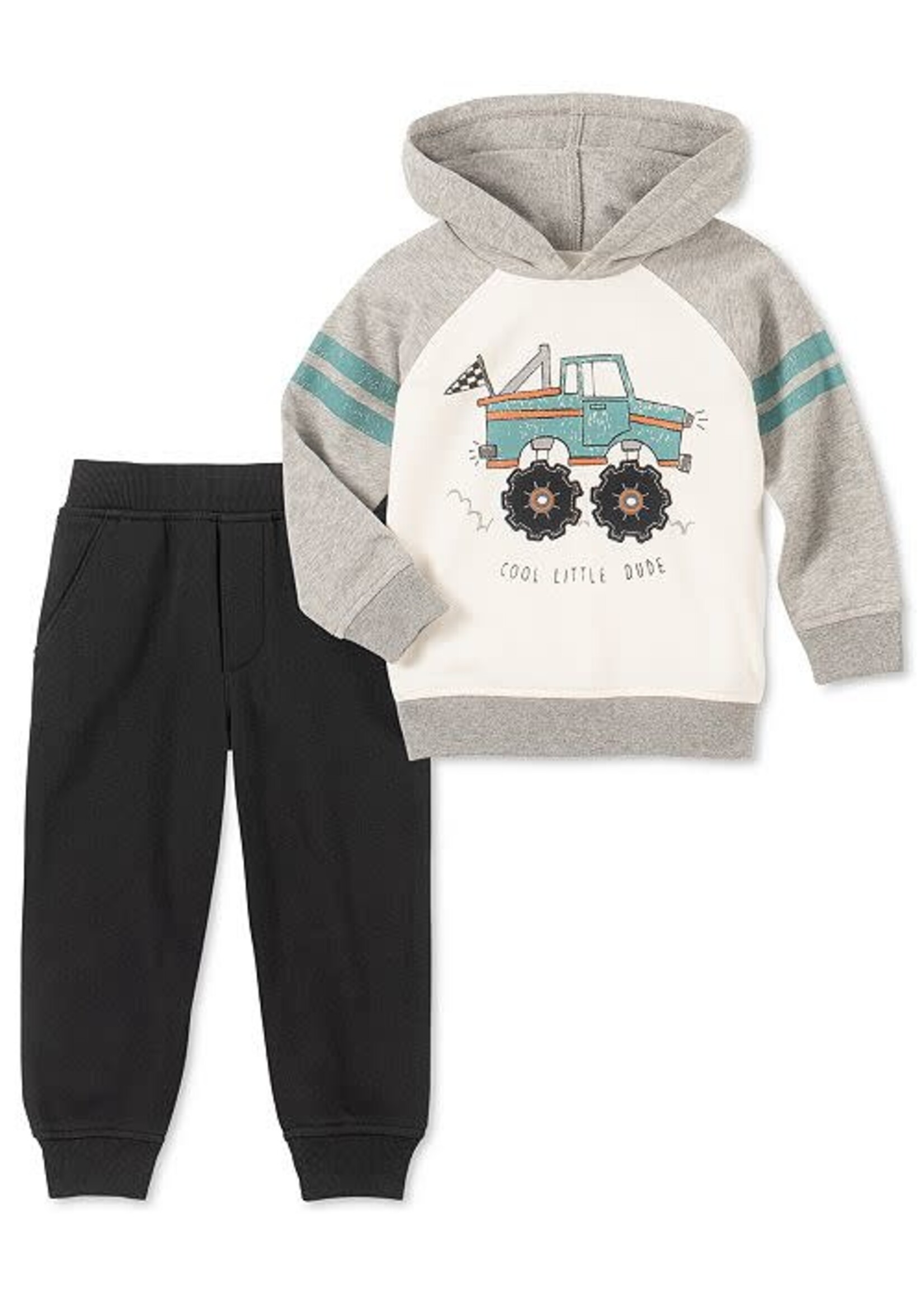 kids Headquarters Kids Headquarters Boys 2Pc Truck Hoodie Set