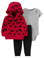 Carter’s Carter’s Boys 3 Pc Animal Print Hoodie Set