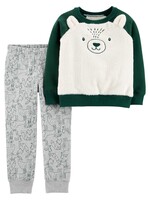 Carter’s Carter’s Boy Green/White Bear 2 Pc Pants Set, 18M