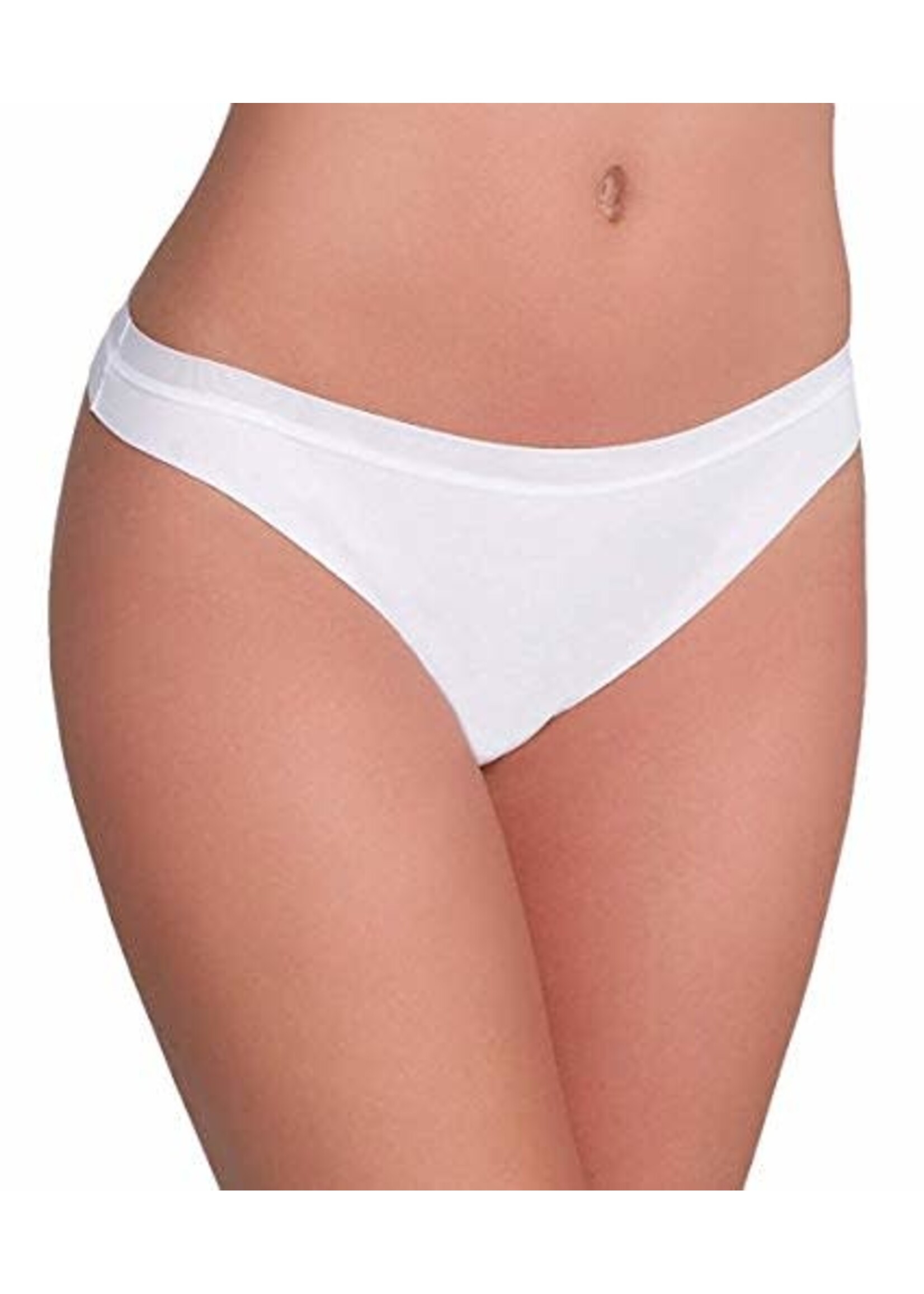 DKNY DKNY White Cotton Thong