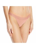 DKNY DKNY Cotton Lace Trim Thong