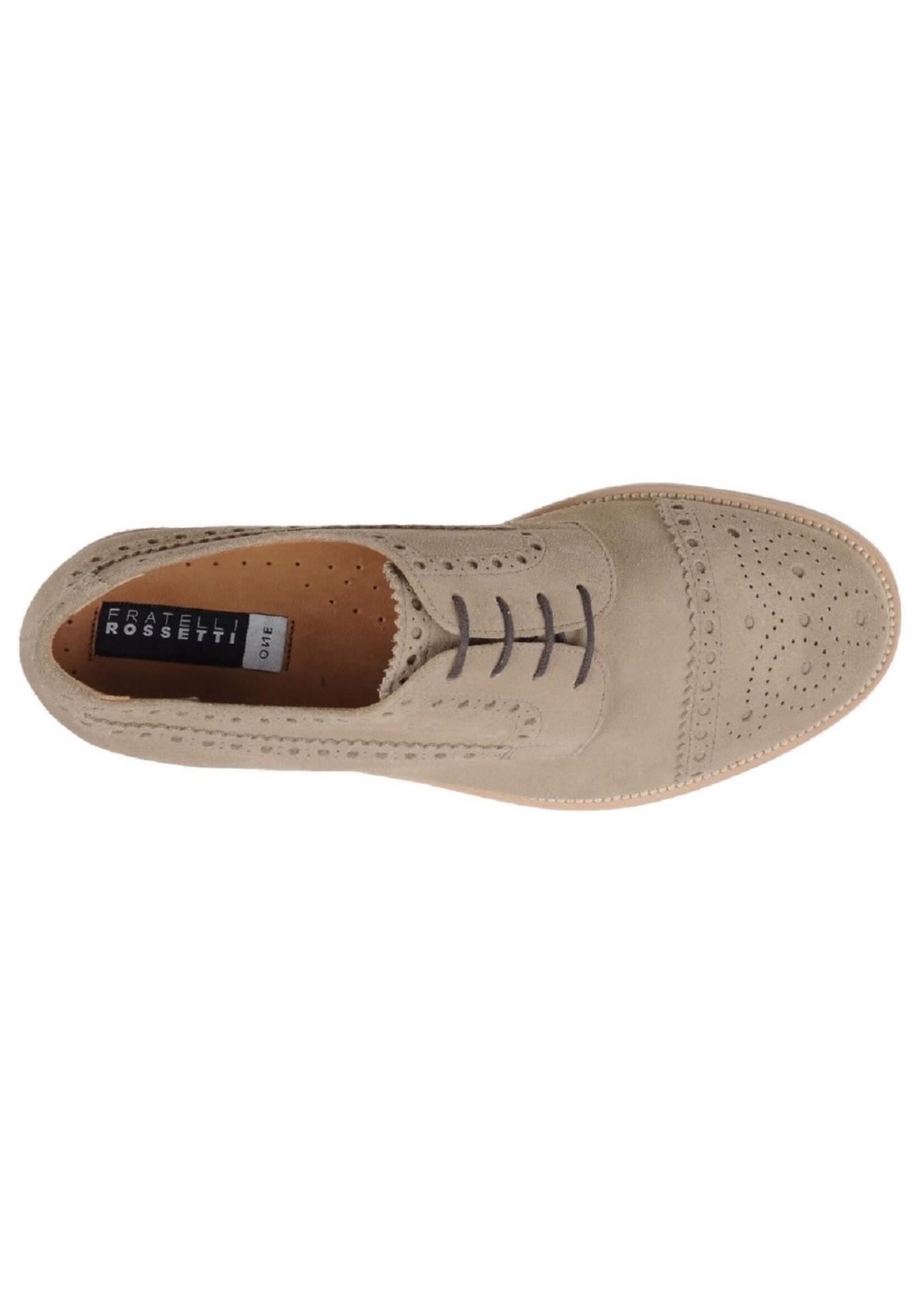 Fratelli Rossetti Taupe Leater Lace-up Shoes, 13
