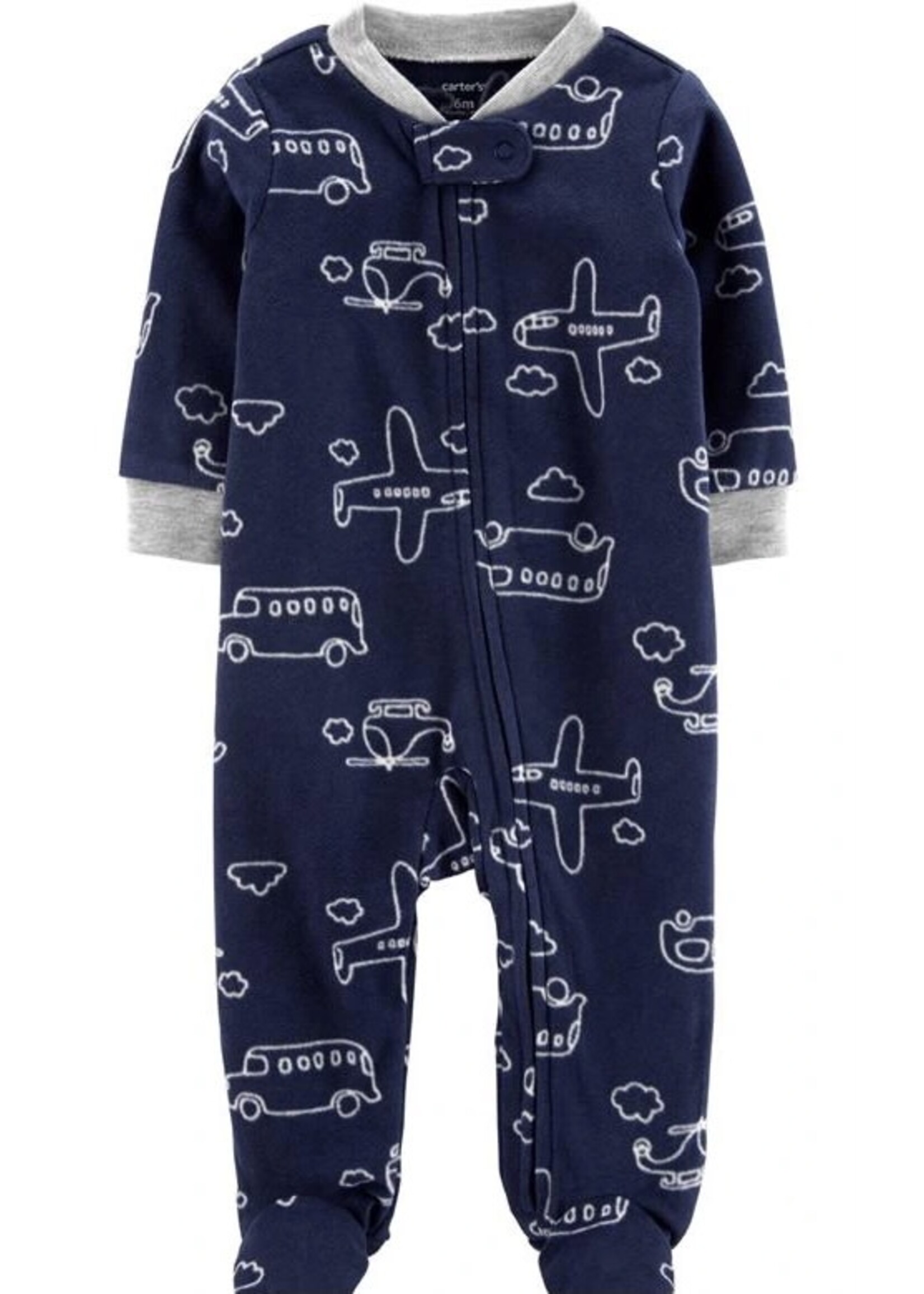 Carter’s Carter’s Airplane Fleece Footie PJ - 9m