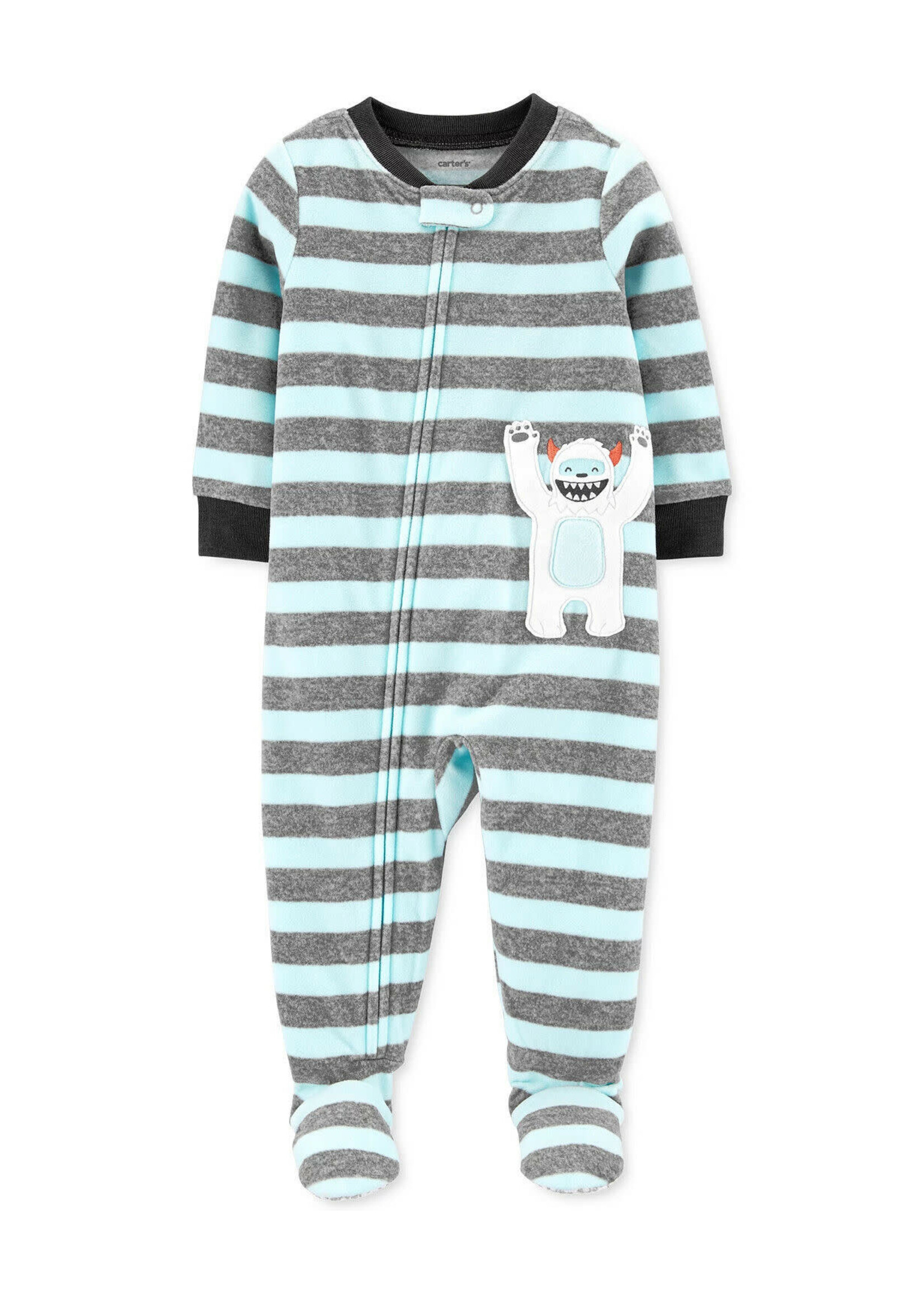 Carter’s Carter's Grey Abominable Snowman Fleece Footie PJ - 18M