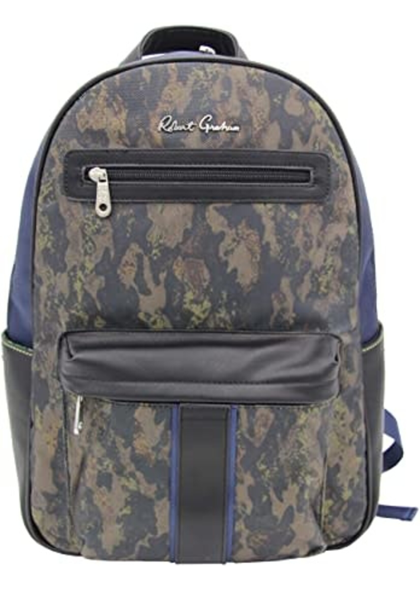 Robert Graham Mens Camo/Navy Backpack