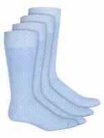 Alfani Alfani Mens Light Blue Dress Socks (4PK)