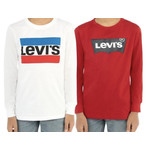 Levi Levi's 2-Pk Boys LS Shirt 10/12