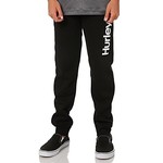hurley Boys' Hurley One and Only Logo Fleece Joggers BLACK / L