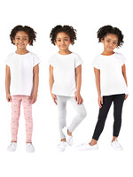 lee Lee Girl's 3-Pack Leggings Assorted, 6X