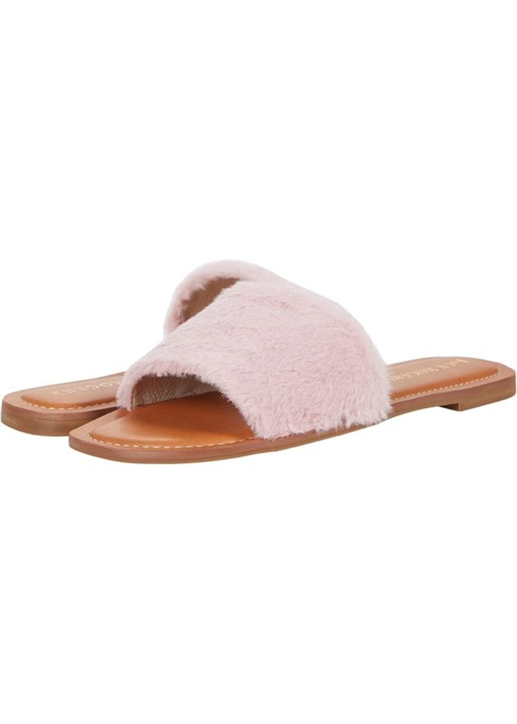 jack rogers Jack Rogers Blush Faux Fur Slides