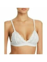 AQUA AQUA White Lace Bralette, XS